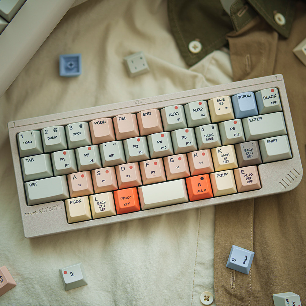 Retro Gaming Style - คีย์แคป FBB S9000 สไตล์เรโทร สำหรับคีย์บอร์ดเชอร์รี่ คีย์แคปสำหรับเล่นเกม