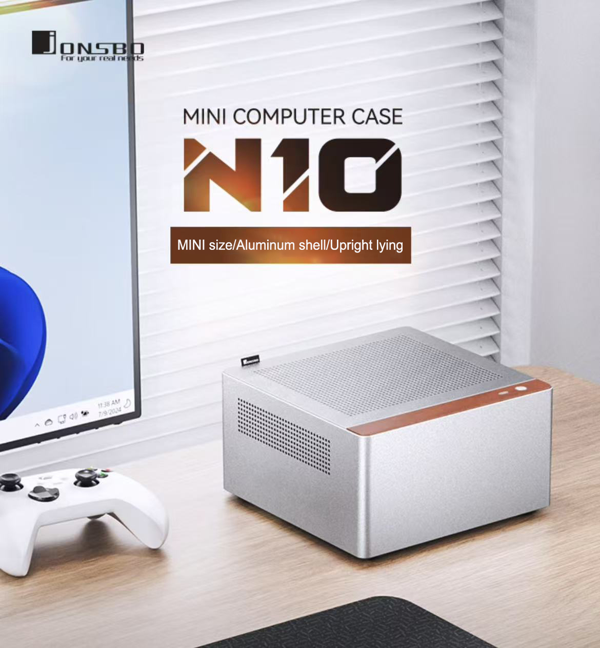 Retro Gaming Pc Case - JONSBO N10/NV10 ITX มินิแชสซี 4.5L แชสซีอะลูมิเนียมทั้งหมด