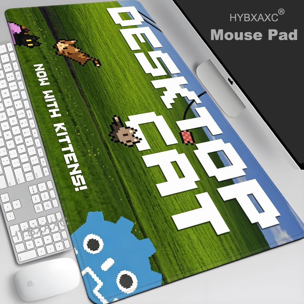 Mouse Gaming Retro - แผ่นรองเมาส์ขนาดใหญ่ลายหน้าต่างคอมพิวเตอร์ย้อนยุคสุดฮา สำหรับสำนักงาน เกมมิ่ง และคีย์บอร์ด แผ่นรองโต๊ะยางกันน้ำกันลื่นขนาดใหญ่ HYBXAXC