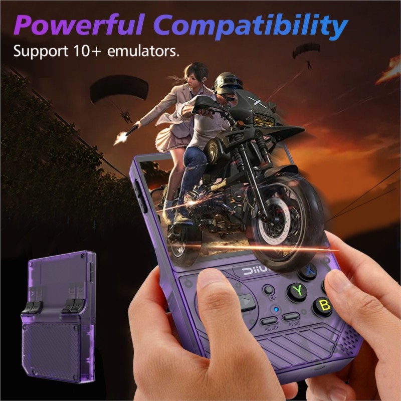 Retro Gaming Handheld 2026 - เครื่องเล่นเกมพกพาแบบโอเพ่นซอร์สรุ่นใหม่ เกมอาร์เคดย้อนยุคแบบพกพา ระบบ 3D คู่ ดีไซน์คลาสสิก