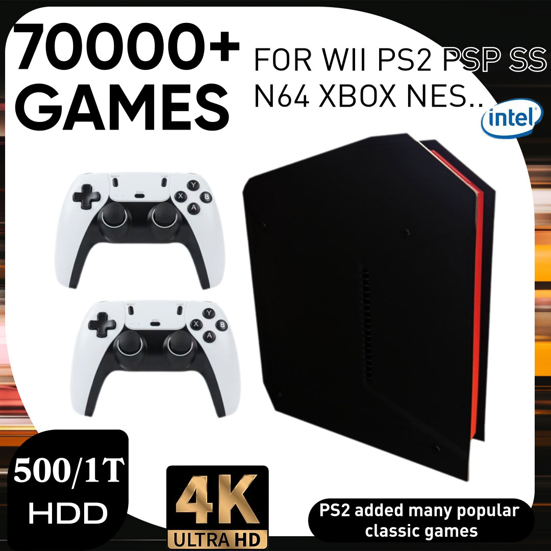 Retro Gaming Ps3 - เครื่องเล่นเกมย้อนยุค X4 พร้อมระบบคู่ 1TB และ CPU