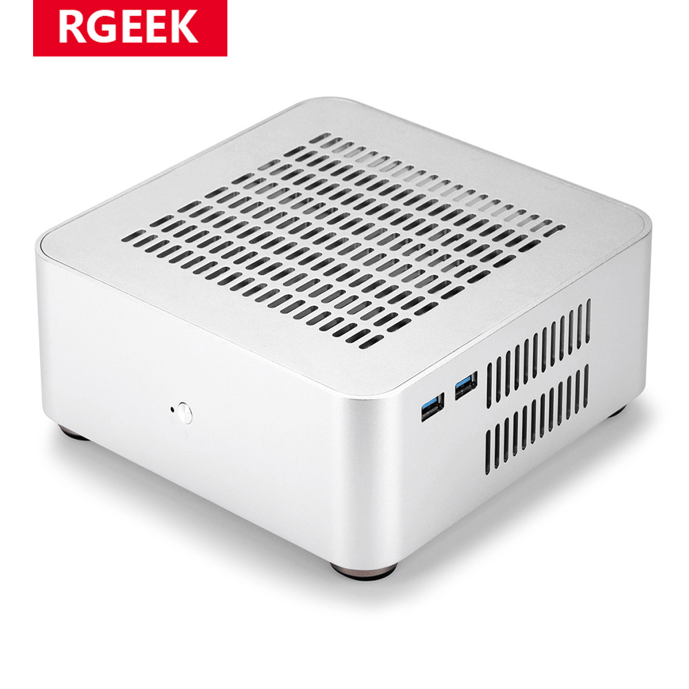 Retro Gaming Pc Case - เคสคอมพิวเตอร์ตั้งโต๊ะขนาดเล็ก RGEEK L80S โครงอะลูมิเนียมทั้งหมด รองรับ PSU