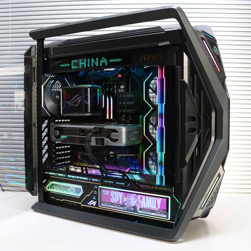 Retro Gaming Pc Case - สำหรับเคส ROG Strix HYPERION GR701 ชุดแผงไฟเลเซอร์แม่เหล็ก