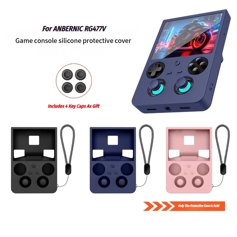 Retro Gaming Handheld 2026 - สำหรับ ANBERNIC RG477V เคสซิลิโคนป้องกัน เคสป้องกันเครื่องเล่นเกมพกพาแบบย้อนยุค 2026