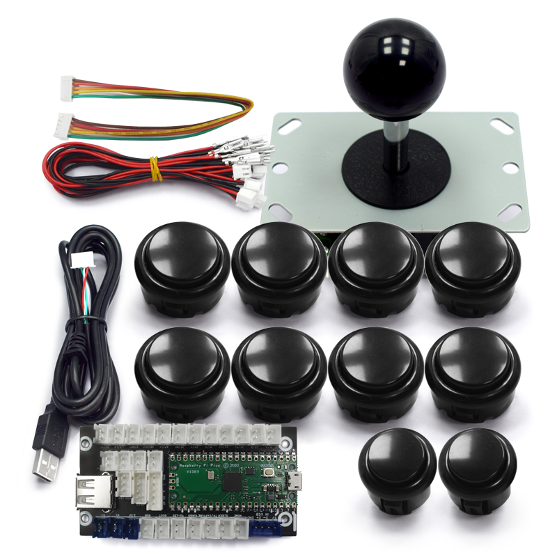 Retro Gaming Ps3 - ชุดคิทเกมอาร์เคด Copy Sanwa พร้อมจอยสติ๊ก 8 ทิศทาง