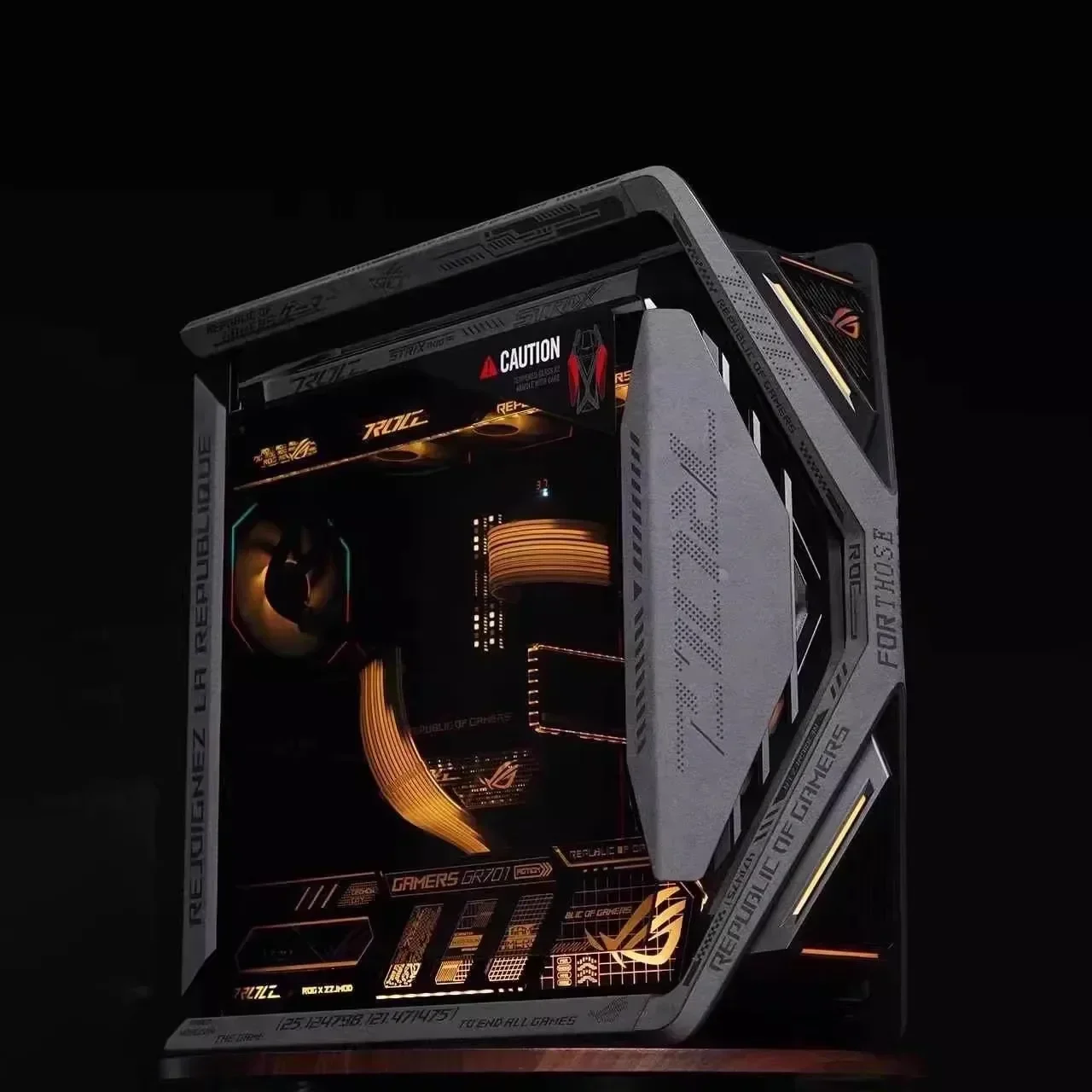 Retro Gaming Pc Case - 15pcs DIY สติกเกอร์สําหรับ ASUS HYPERION GR701,MOD