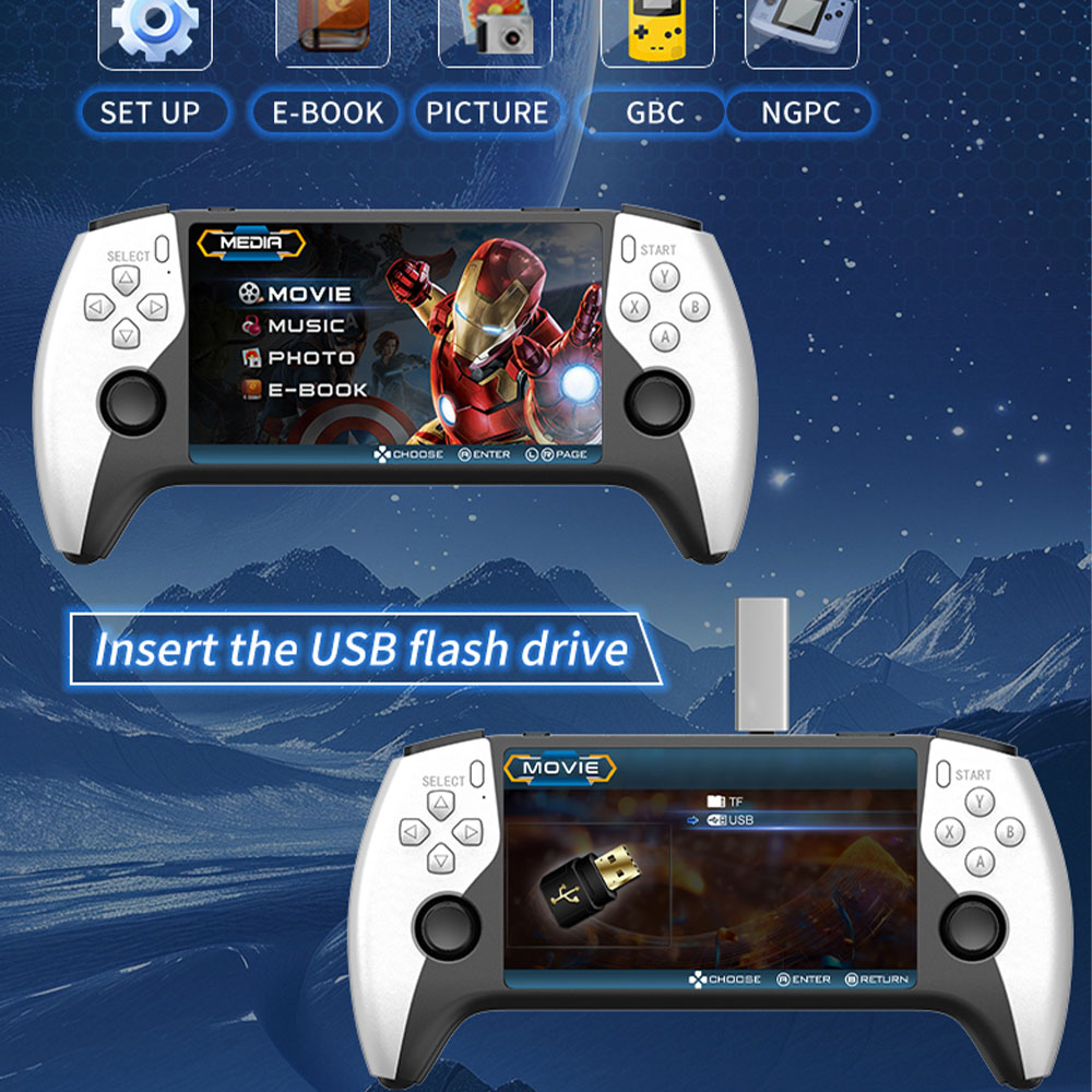 เครื่องเล่นเกมพกพา SF3500 รุ่น - Retro Gaming Handheld 2026 บทวิจารณ์และราคา
