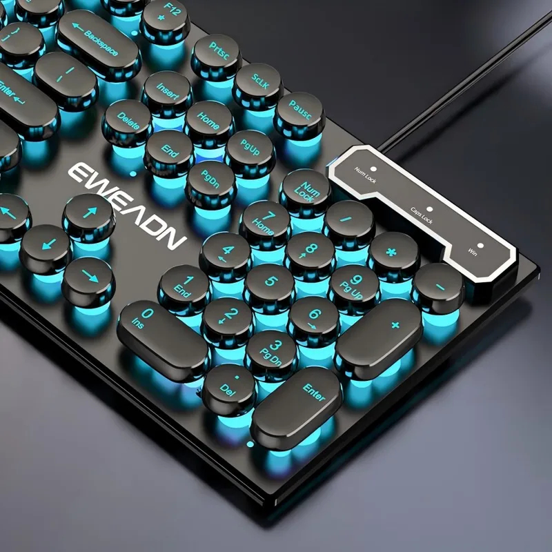 ชุดคีย์บอร์ดและเมาส์สไตล์เรโทร - Retro Gaming Style บทวิจารณ์และราคา