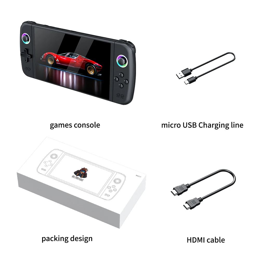 เครื่องเล่นเกมพกพา M27 128G จอ - Retro Gaming Icons บทวิจารณ์และราคา