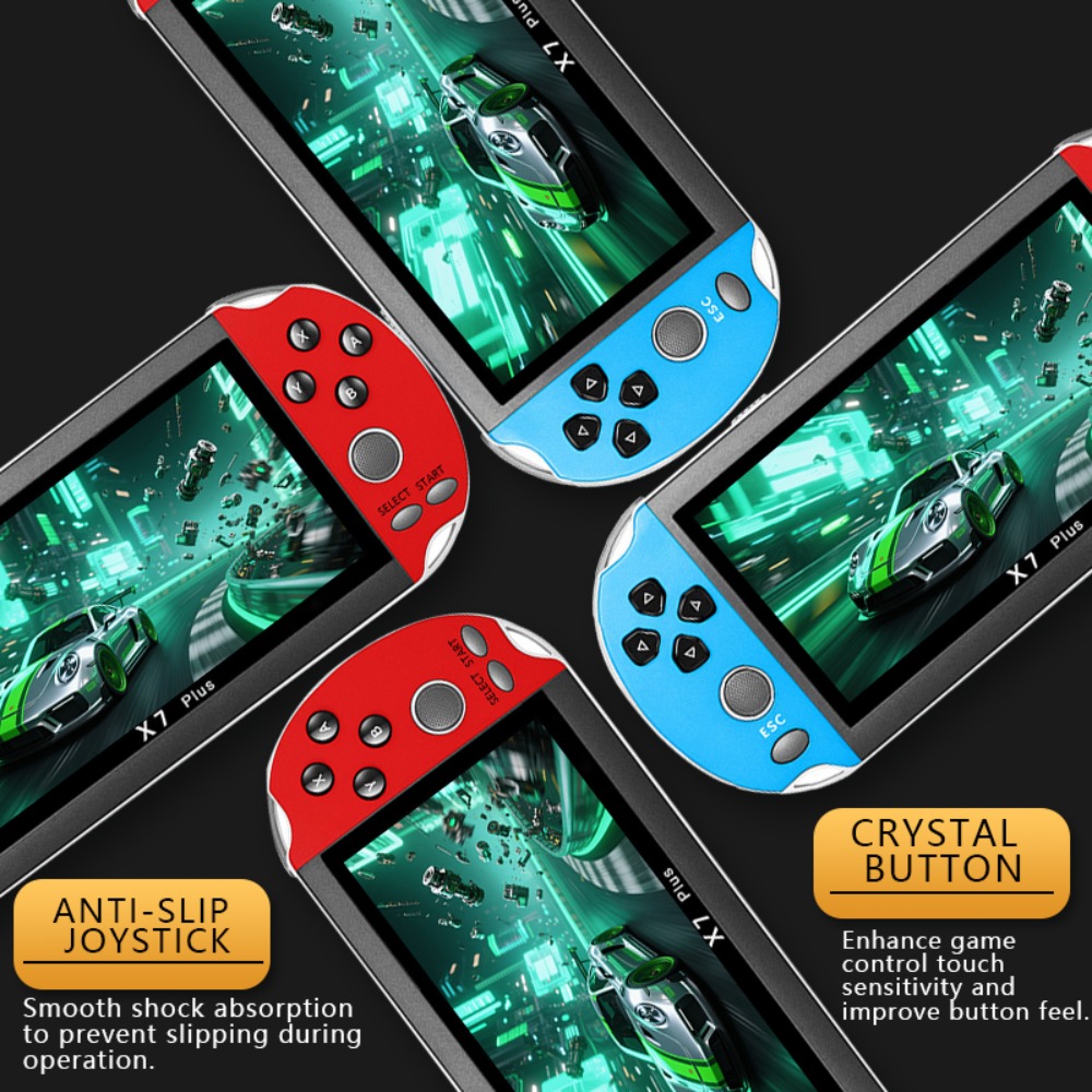 เครื่องเล่นเกมพกพา X7 Plus หน้ - Retro Gaming Icons บทวิจารณ์และราคา