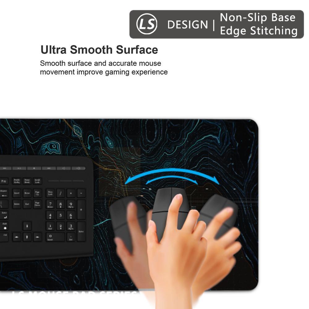 แผ่นรองเมาส์ขนาดใหญ่ ลายแผนที่ - Mouse Gaming Retro บทวิจารณ์และราคา