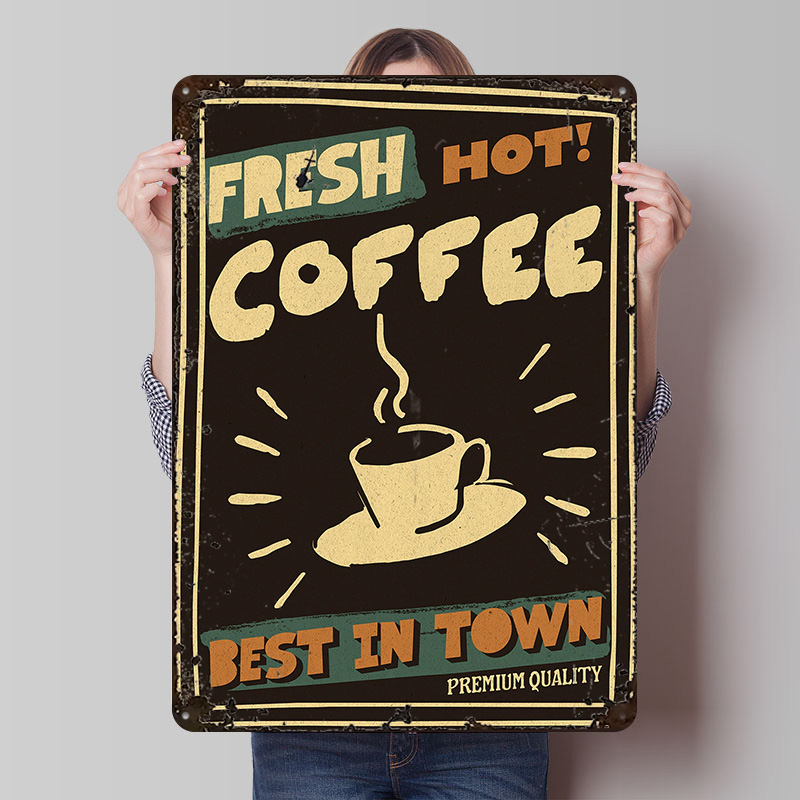ป้ายโลหะวินเทจตกแต่งร้านกาแฟ ป - Retro Gaming Shops บทวิจารณ์และราคา