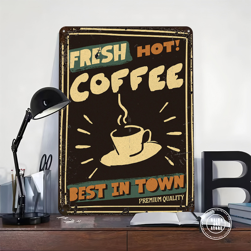 ป้ายโลหะวินเทจตกแต่งร้านกาแฟ ป - Retro Gaming Shops บทวิจารณ์และราคา