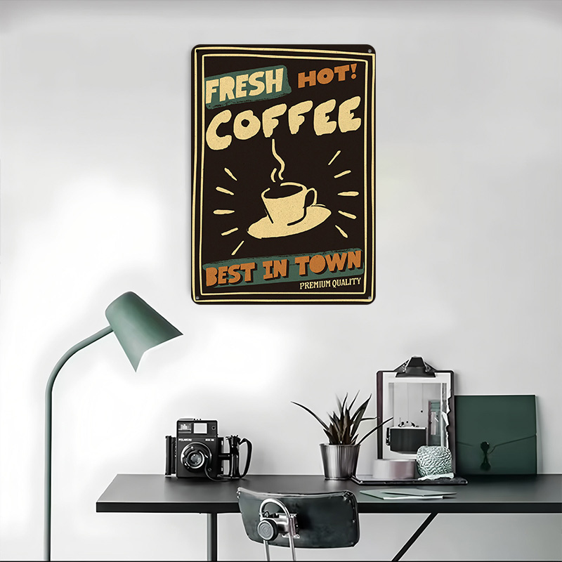 ป้ายโลหะวินเทจตกแต่งร้านกาแฟ ป - Retro Gaming Shops บทวิจารณ์และราคา