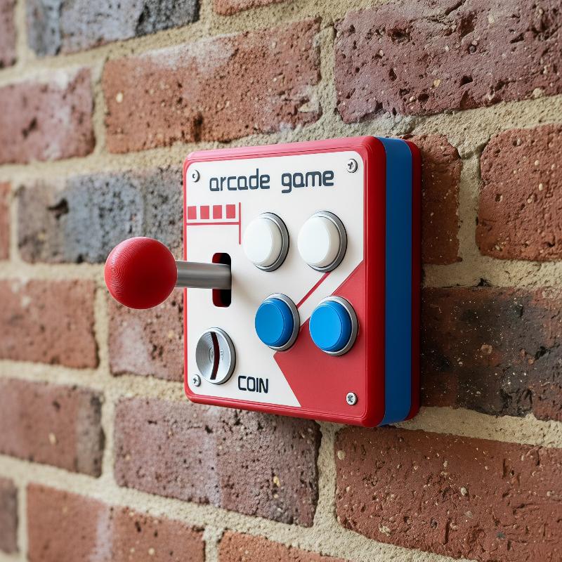 แผ่นสวิตช์ปุ่มเกมอาร์เคดสไตล์เ - Retro Gaming Style บทวิจารณ์และราคา