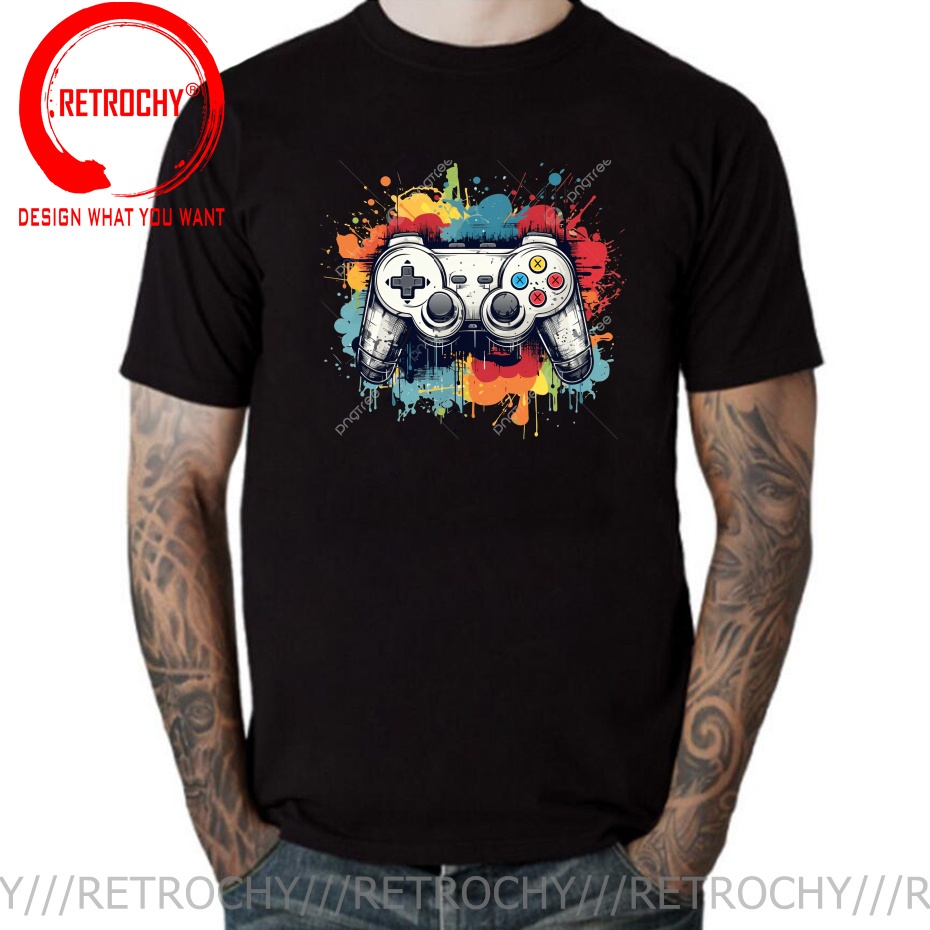 เสื้อยืดลายกราฟิกเกมเมอร์สไตล์ - Retro Gaming Shops บทวิจารณ์และราคา