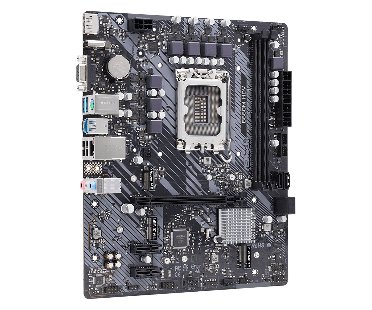 ASrock B660M-HDV B660Mเมนบอร์ด - Intel Cpu Core I9 บทวิจารณ์และราคา